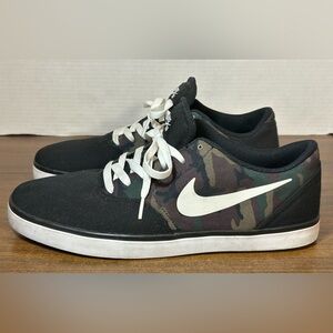 Nike SB Tennis Check Swoosh Low Camo Canvas Shoes Mens Size 13 705268-019